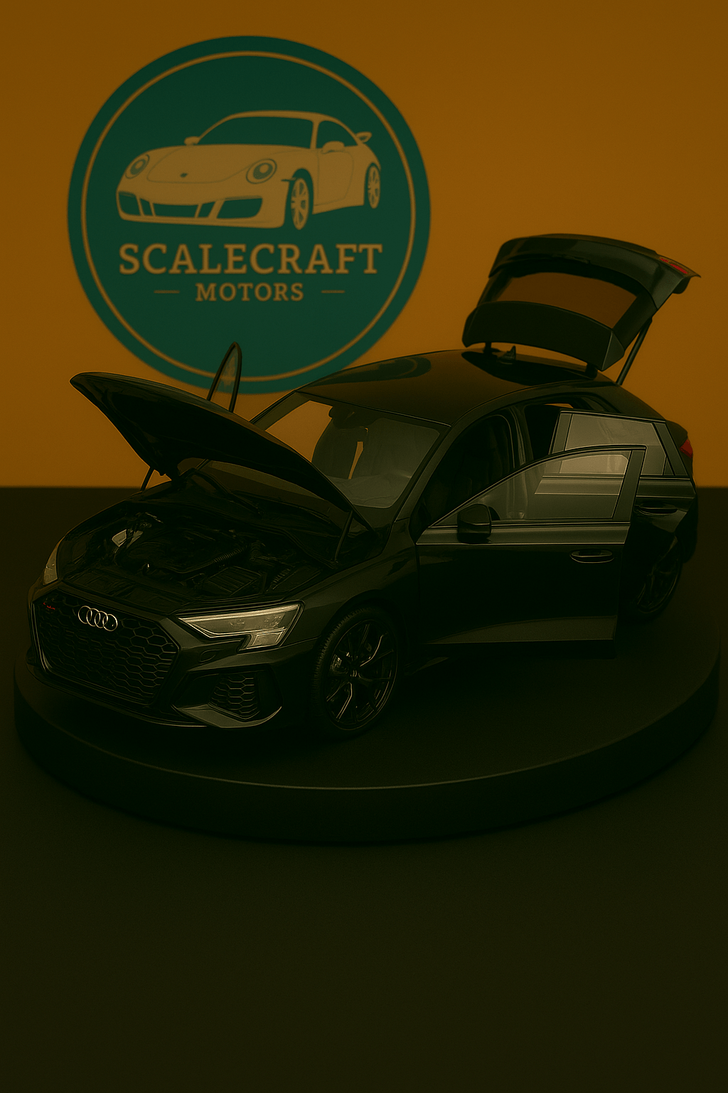 Audi RS3 8v sportback EXCLUSIVO - Modelo a Escala - ScaleCraft Motors