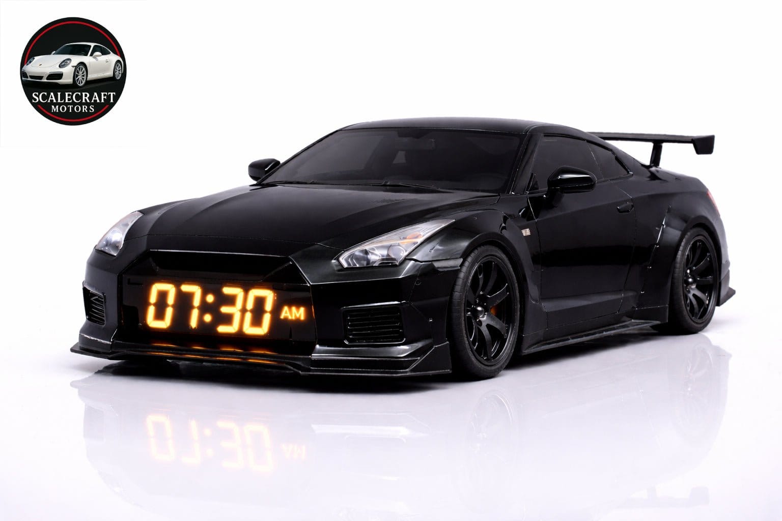 Despertador Coche Deportivo con LED – Reloj Digital en Forma de Automóvil Premium - Modelo a Escala - ScaleCraft Motors
