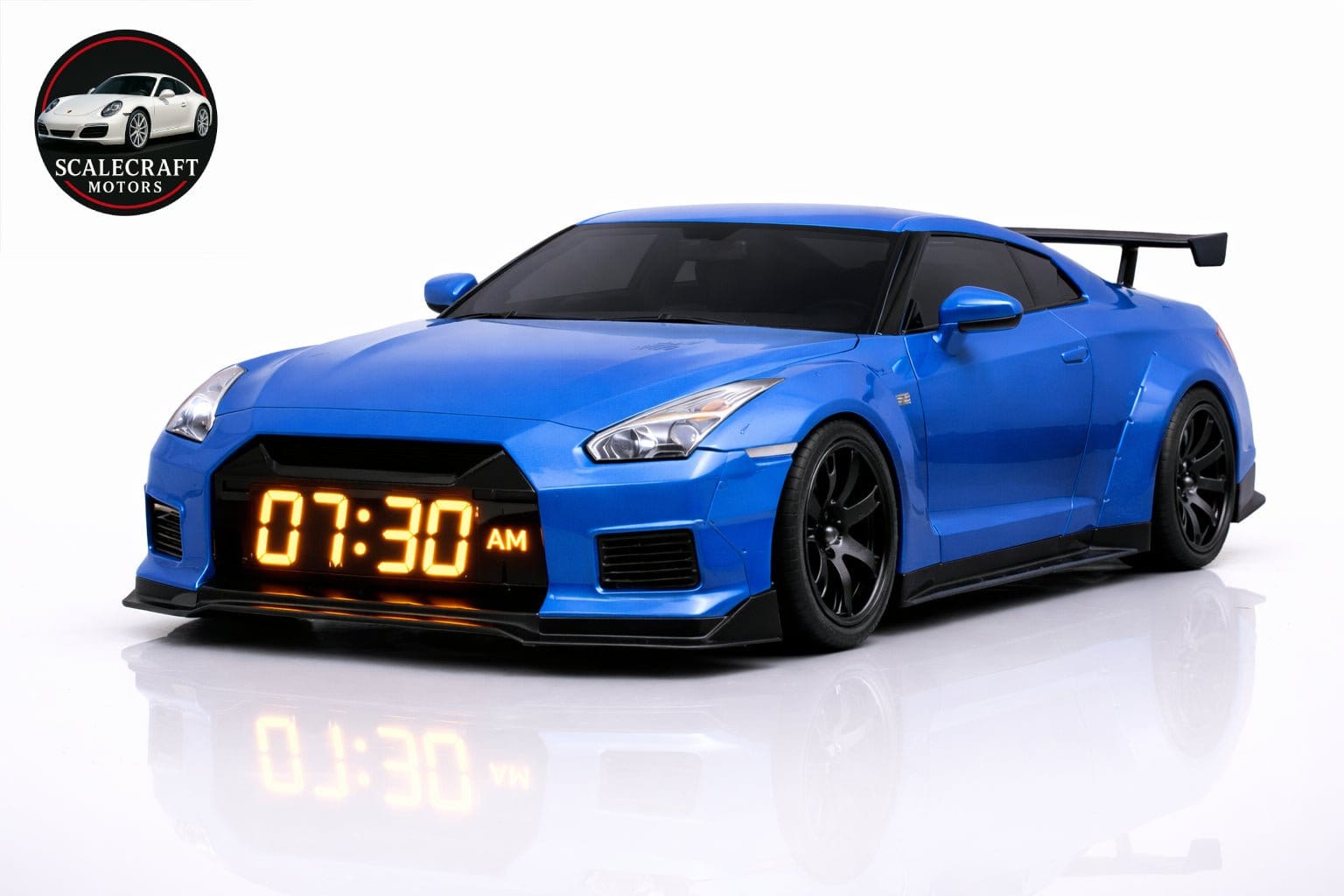 Despertador Coche Deportivo con LED – Reloj Digital en Forma de Automóvil Premium - Modelo a Escala - ScaleCraft Motors