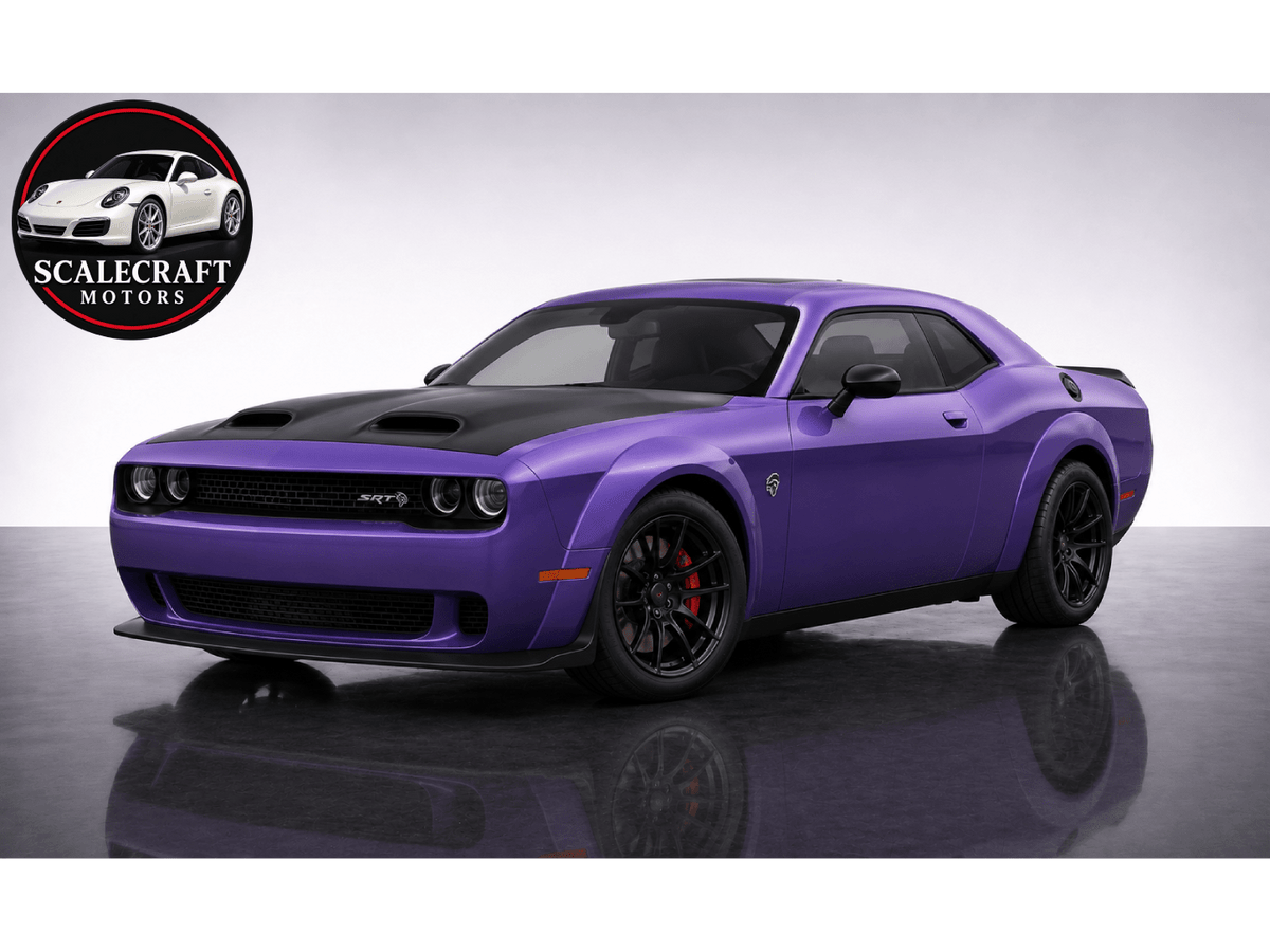 Dodge Challenger str helcat 1:24 - Modelo a Escala - Modelo a Escala - ScaleCraft Motors