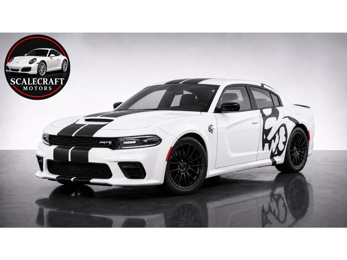 Dodge Charger STR Hellcat 1:24 - Modelo a Escala - Modelo a Escala - ScaleCraft Motors