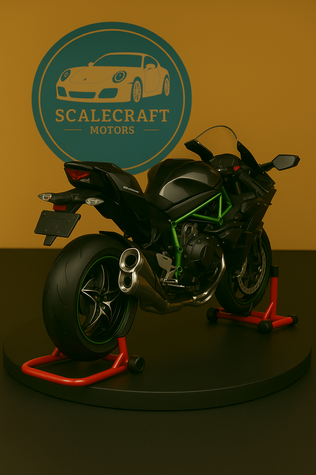 Kawasaki Ninja H2R - Modelo a Escala - ScaleCraft Motors