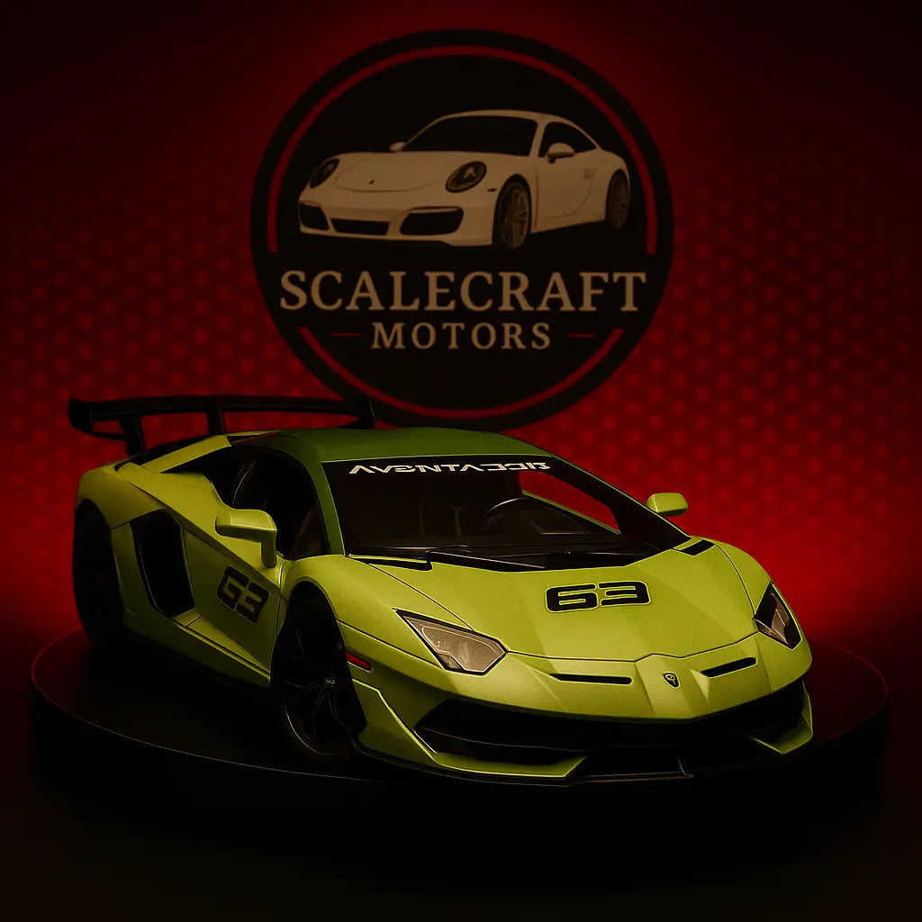 Lamborghini Aventador SVJ63 - Modelo a Escala - ScaleCraft Motors