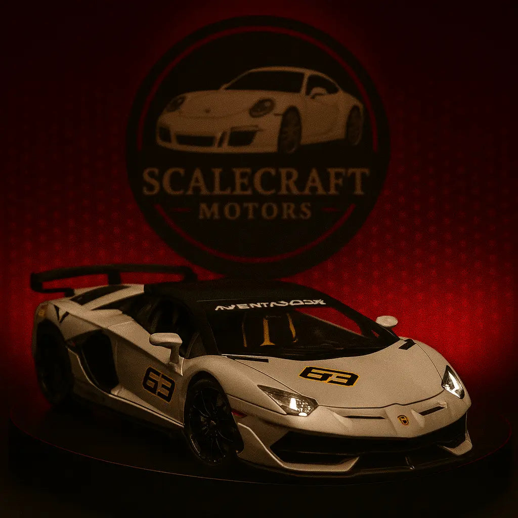 Lamborghini Aventador SVJ63 - Modelo a Escala - ScaleCraft Motors