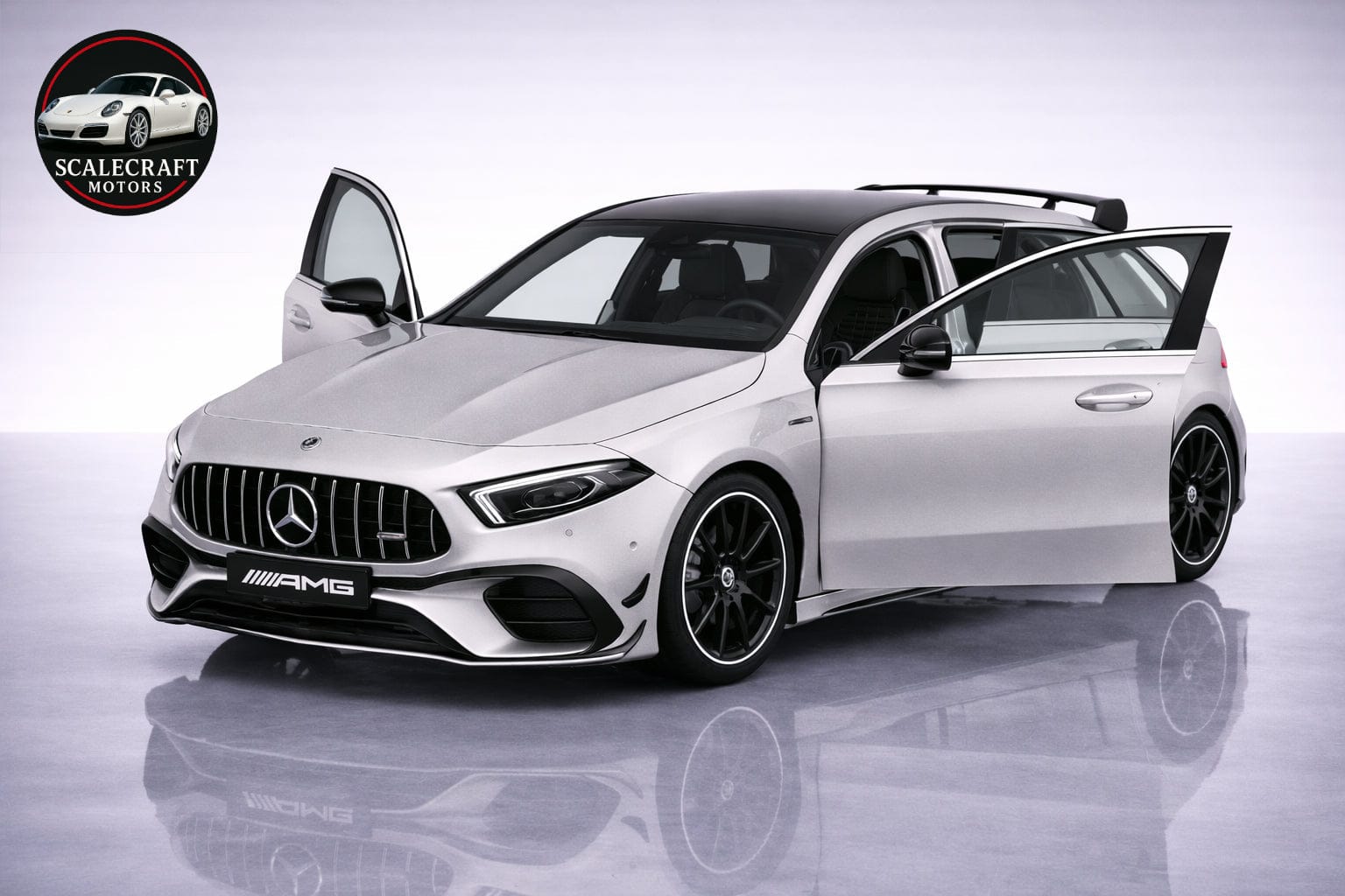Mercedes Clase A45s AMG - Modelo a Escala - ScaleCraft Motors