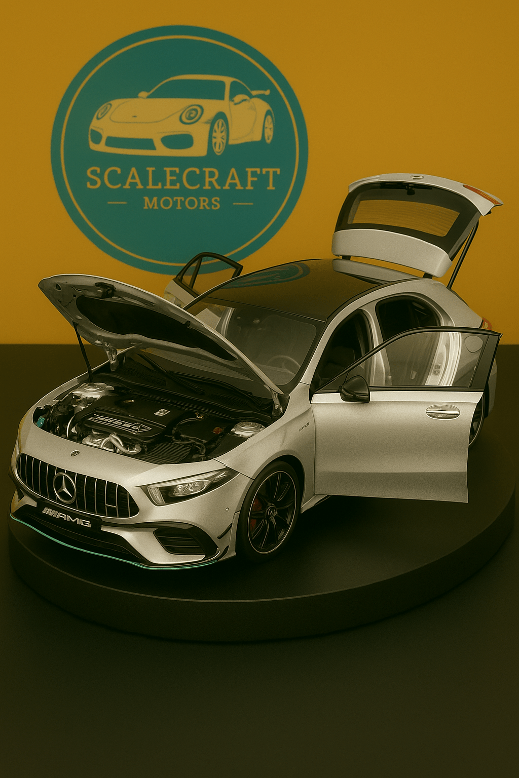 Mercedes Clase A45s AMG - Modelo a Escala - ScaleCraft Motors