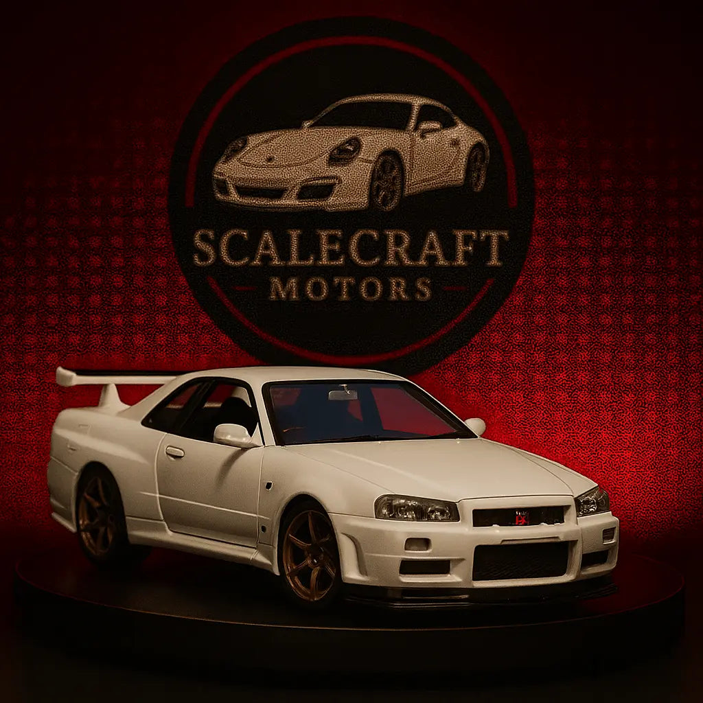 Nissan Skyline GTR R34 - Modelo a Escala - ScaleCraft Motors