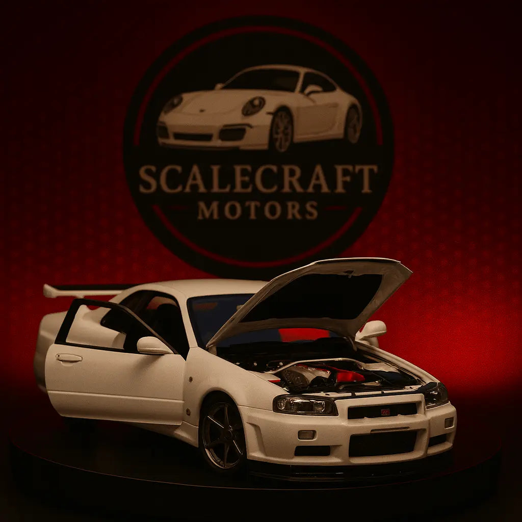 Nissan Skyline GTR R34 - Modelo a Escala - ScaleCraft Motors