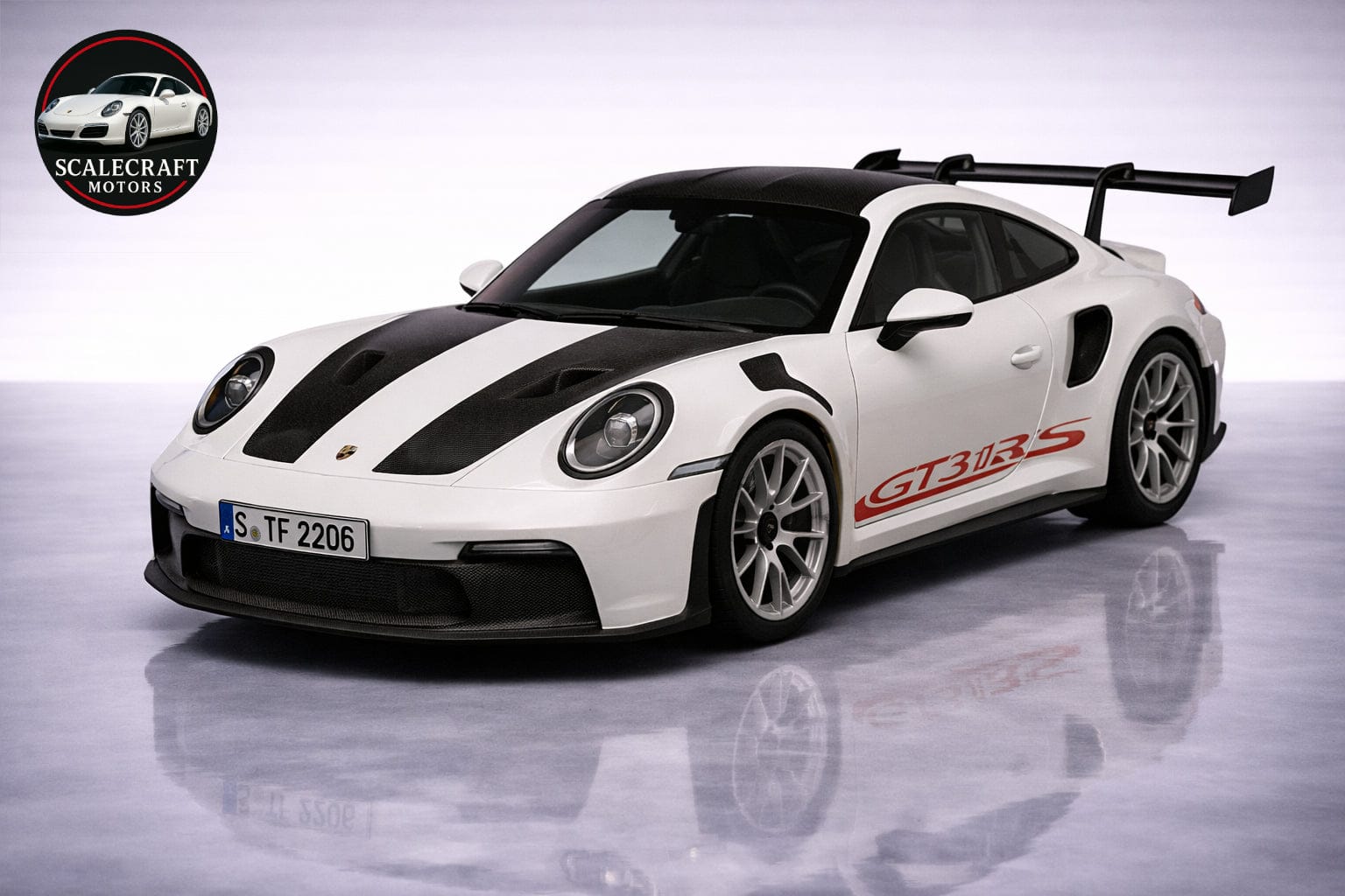 Porsche 911 GT3 RS 1:18 - Modelo a Escala - ScaleCraft Motors