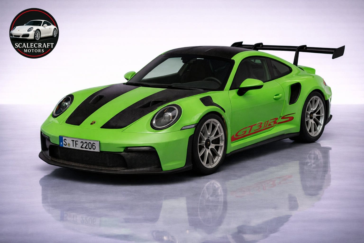 Porsche 911 GT3 RS 1:36 - Modelo a Escala - ScaleCraft Motors