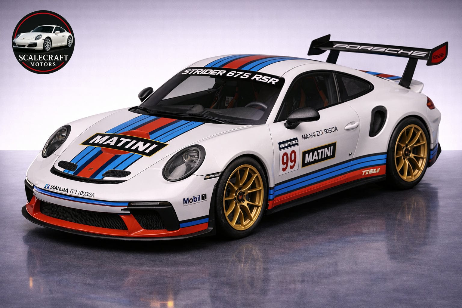 Porsche GT3 RS - Modelo a Escala - ScaleCraft Motors