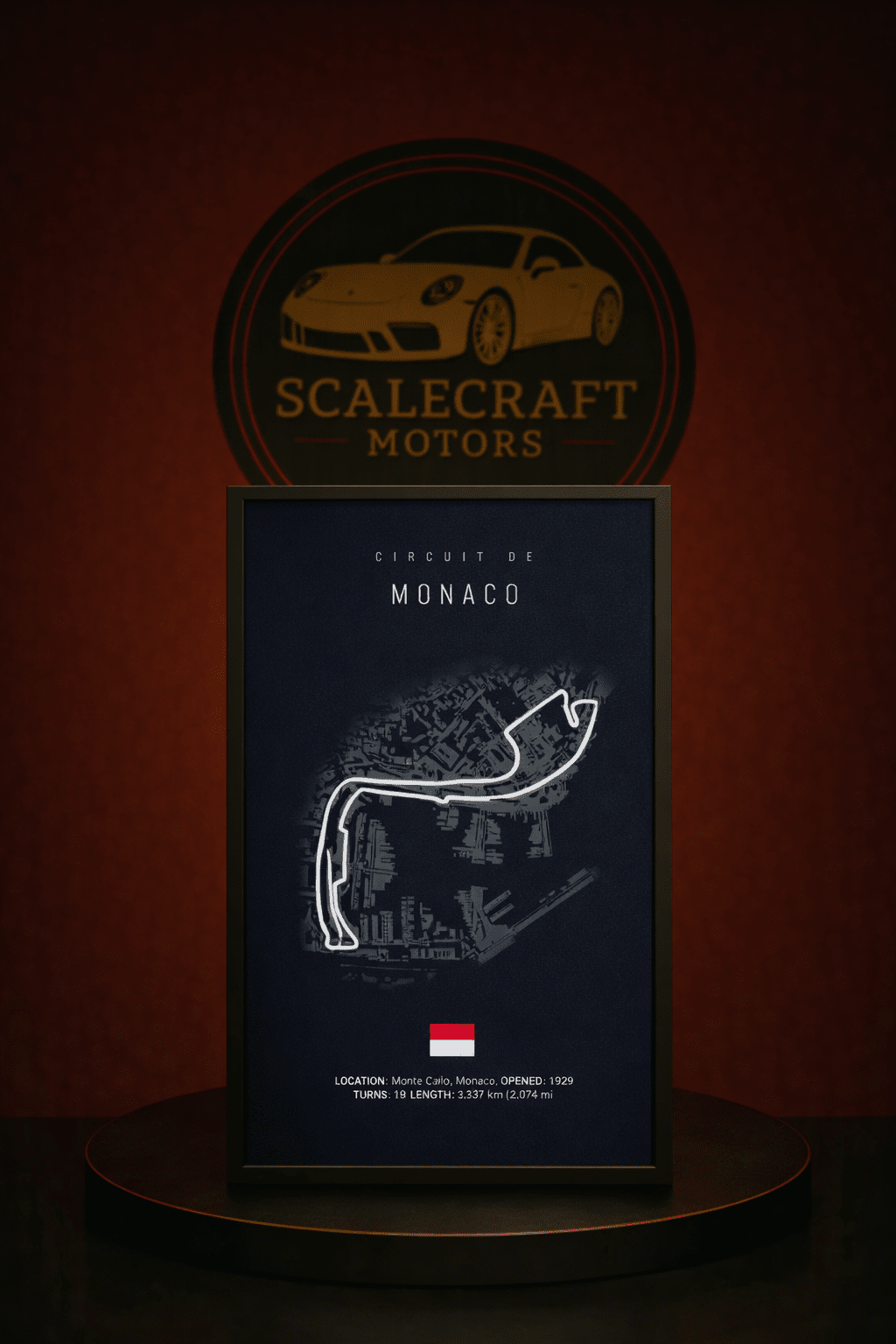 Pósters de Circuitos Legendarios Enmarcados | Arte Motorsport Premium – Scalecraft Motors - Modelo a Escala - ScaleCraft Motors