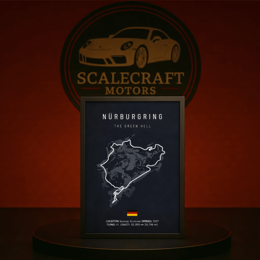 Pósters de Circuitos Legendarios Enmarcados | Arte Motorsport Premium – Scalecraft Motors - Modelo a Escala - ScaleCraft Motors