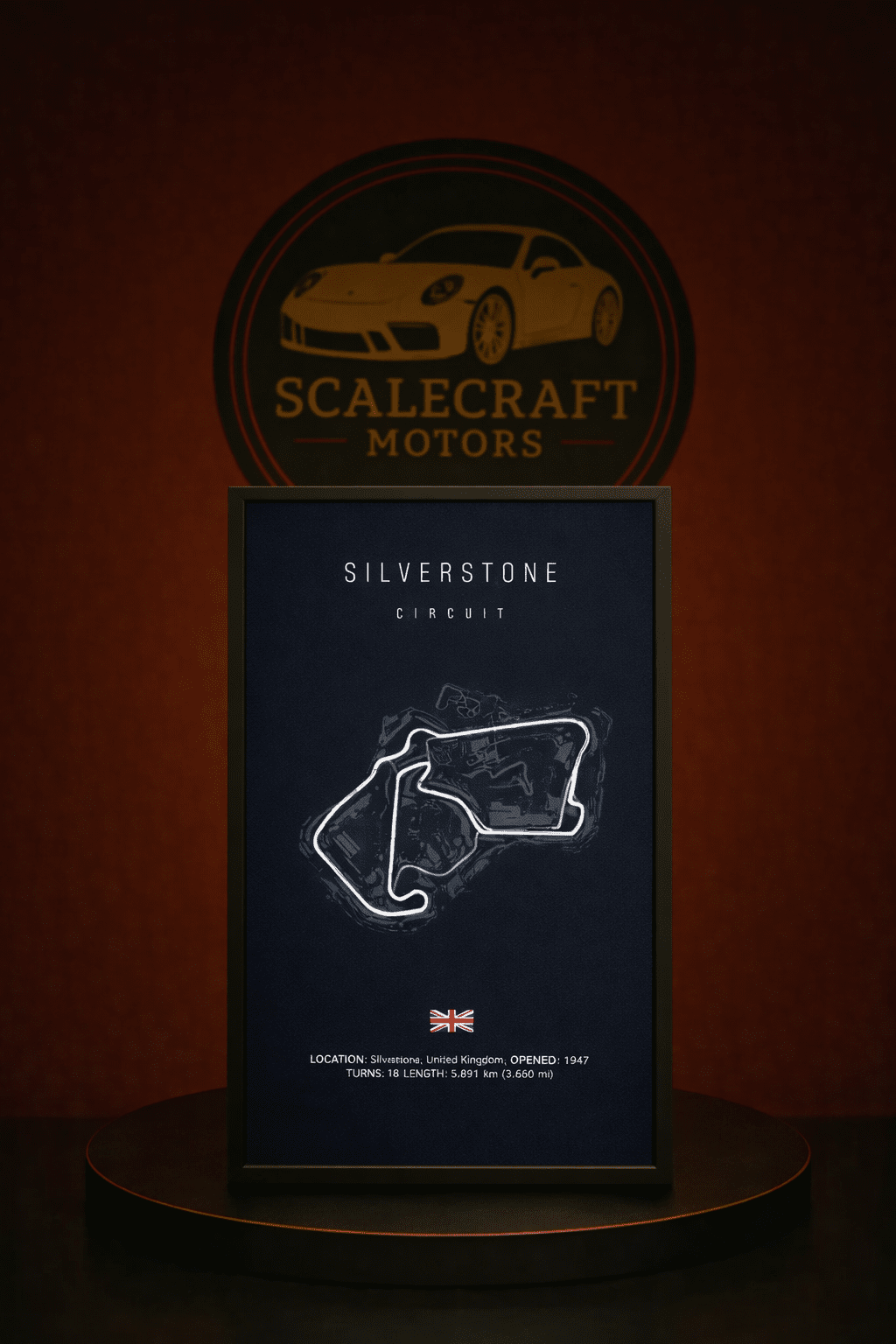Pósters de Circuitos Legendarios Enmarcados | Arte Motorsport Premium – Scalecraft Motors - Modelo a Escala - ScaleCraft Motors