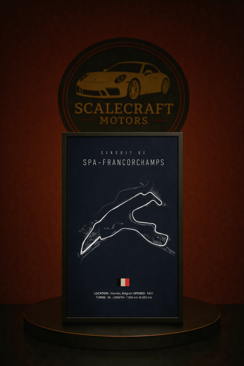 Pósters de Circuitos Legendarios Enmarcados | Arte Motorsport Premium – Scalecraft Motors - Modelo a Escala - ScaleCraft Motors