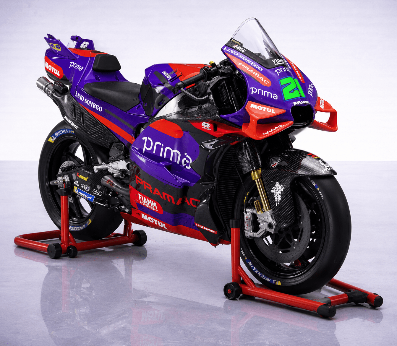 Prima Pramac Racing GP24 - Modelo a Escala - ScaleCraft Motors