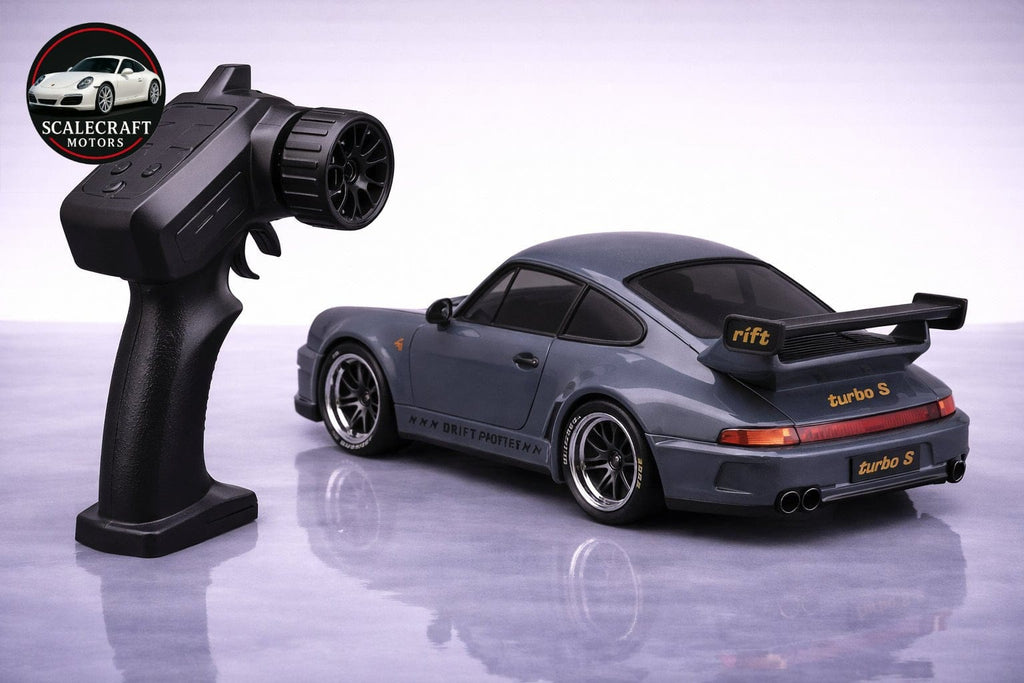 RC DRIFT Porsche 911 Turbo S RWB - Modelo a Escala - ScaleCraft Motors