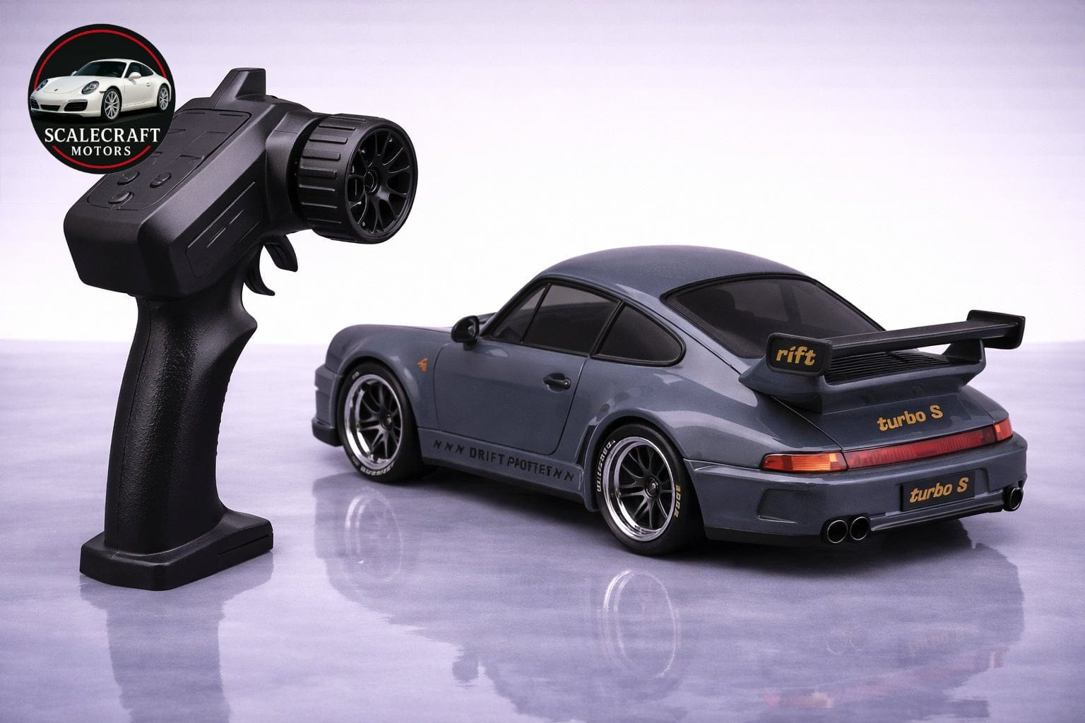 RC DRIFT Porsche 911 Turbo S RWB - Modelo a Escala - ScaleCraft Motors