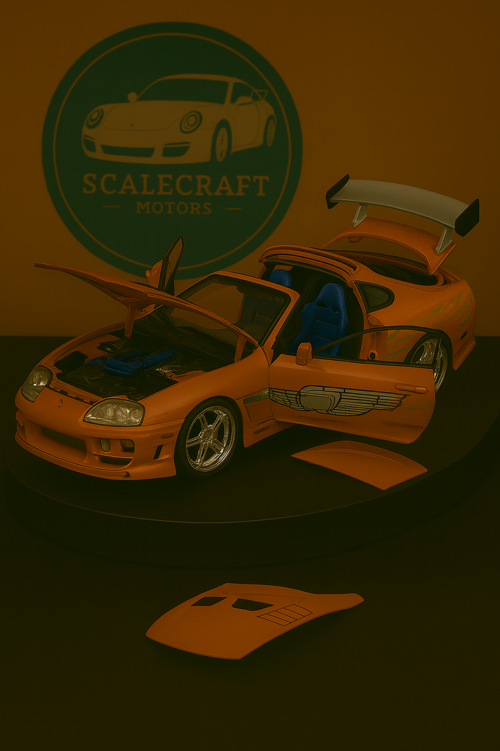 Toyota Supra mk4 - Modelo a Escala - ScaleCraft Motors
