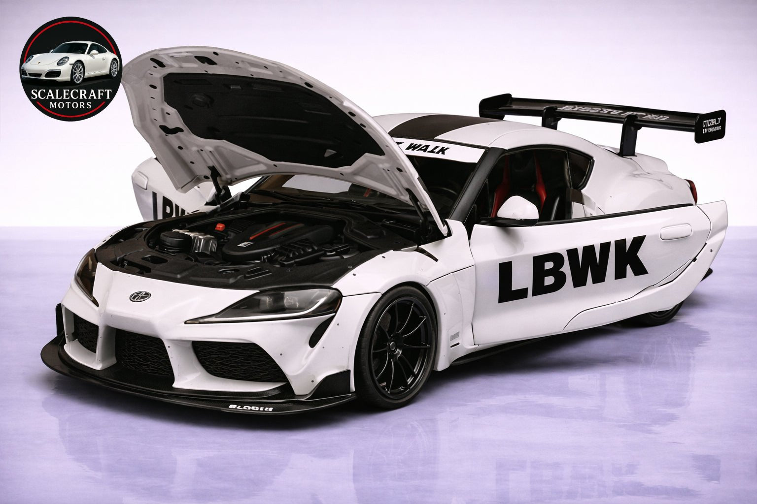 Toyota Supra MK5 LBK - Modelo a Escala - ScaleCraft Motors